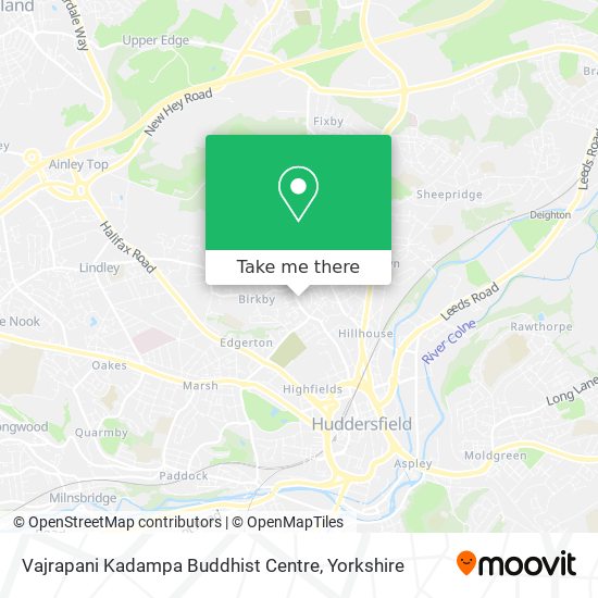 Vajrapani Kadampa Buddhist Centre map