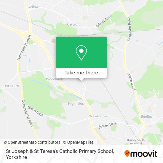 St Joseph & St Teresa's Catholic Primary School map