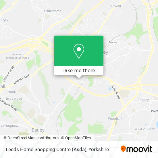 Leeds Home Shopping Centre (Asda) map