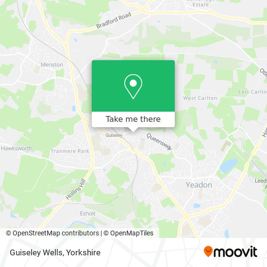 Guiseley Wells map