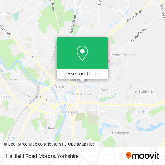 Hallfield Road Motors map