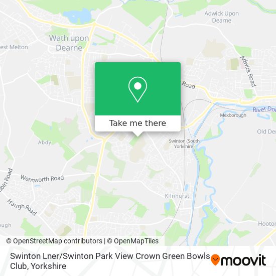 How to get to Swinton Lner / Swinton Park View Crown Green Bowls Club