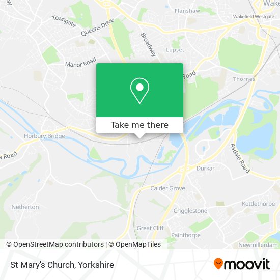 St Mary's Church map