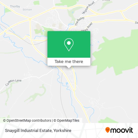 Snaygill Industrial Estate map