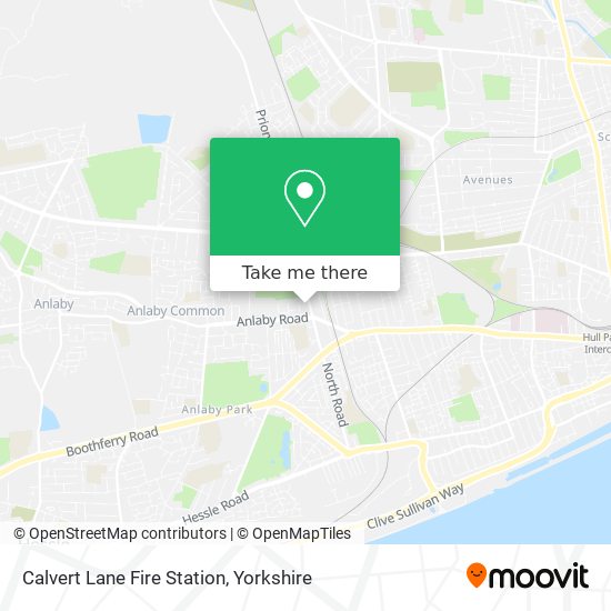 Calvert Lane Fire Station map