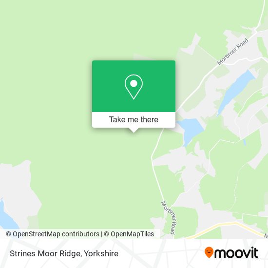 Strines Moor Ridge map