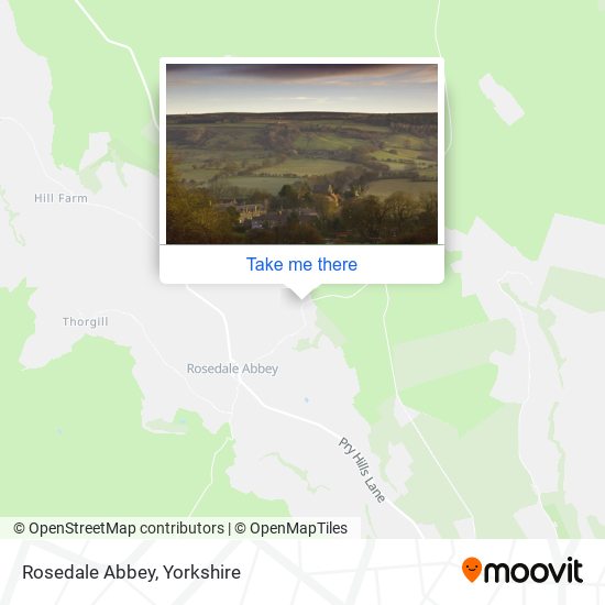 Rosedale Abbey map