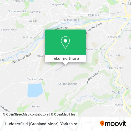 Huddersfield (Crosland Moor) map