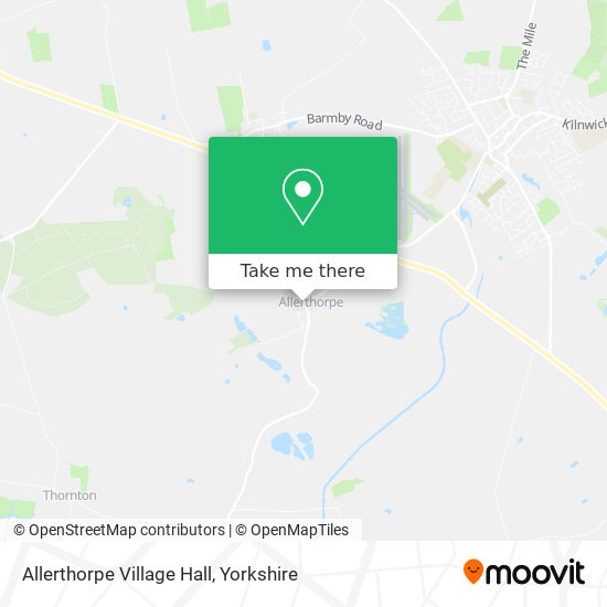 Allerthorpe Village Hall map