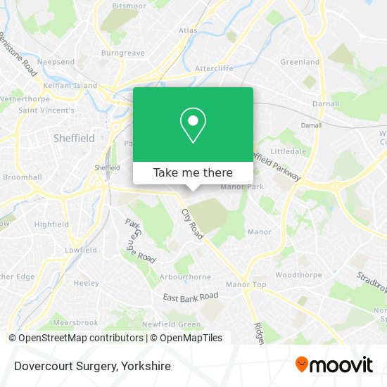 Dovercourt Surgery map