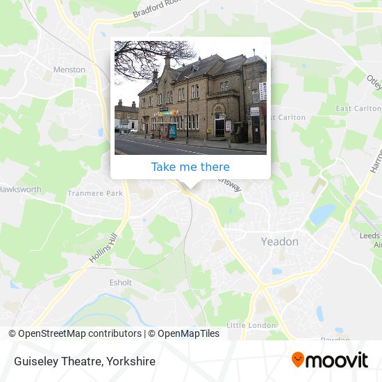 Guiseley Theatre map