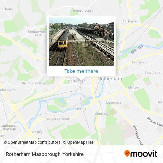 Rotherham Masborough map