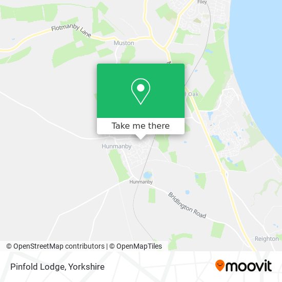 Pinfold Lodge map