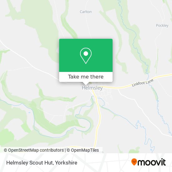 Helmsley Scout Hut map