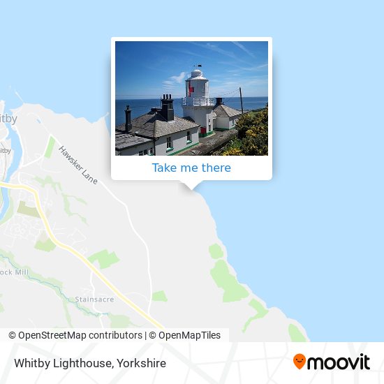 Whitby Lighthouse map