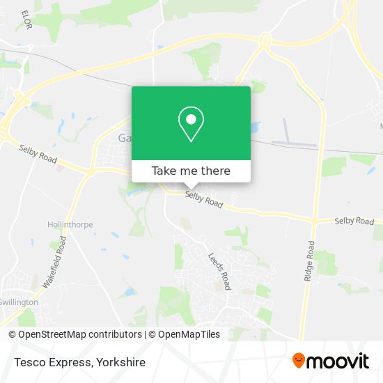 Tesco Express map