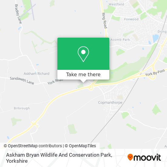 Askham Bryan Wildlife And Conservation Park map
