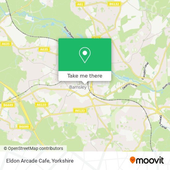 Eldon Arcade Cafe map
