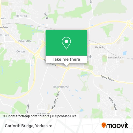 Garforth Bridge map