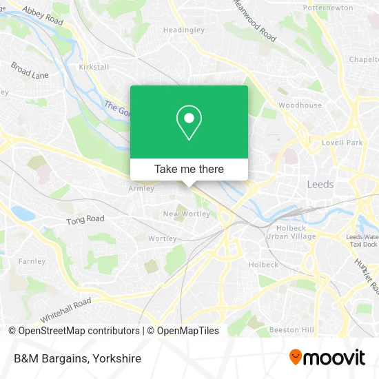 B&M Bargains map