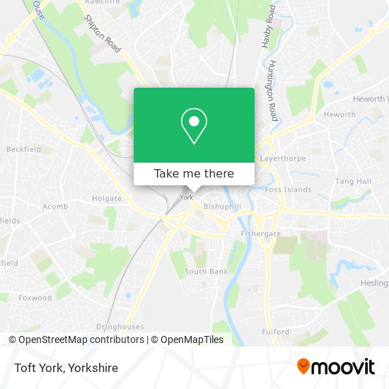 Toft York map