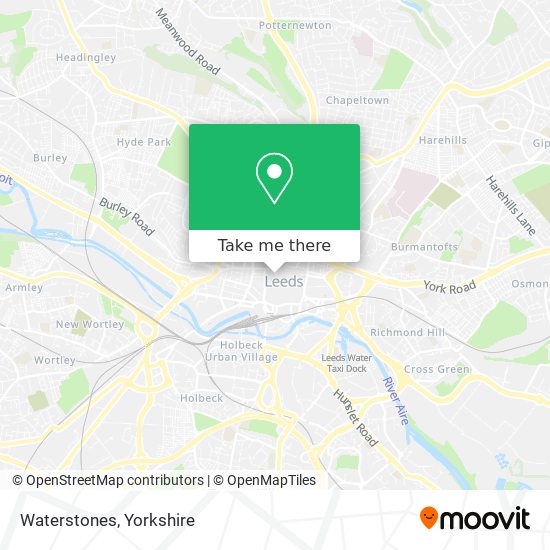 Waterstones map