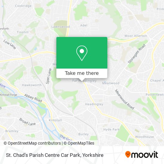 St. Chad's Parish Centre Car Park map