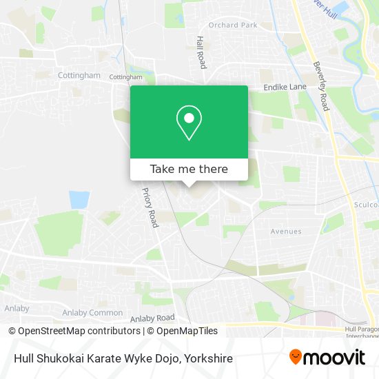 Hull Shukokai Karate Wyke Dojo map