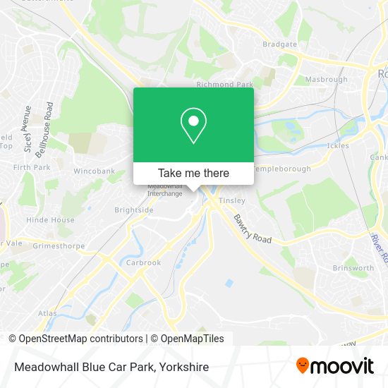 Meadowhall Car Park Map How To Get To Meadowhall Blue Car Park In Sheffield By Bus, Light Rail Or  Train?