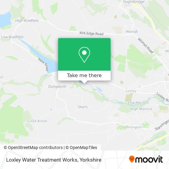 Loxley Water Treatment Works map