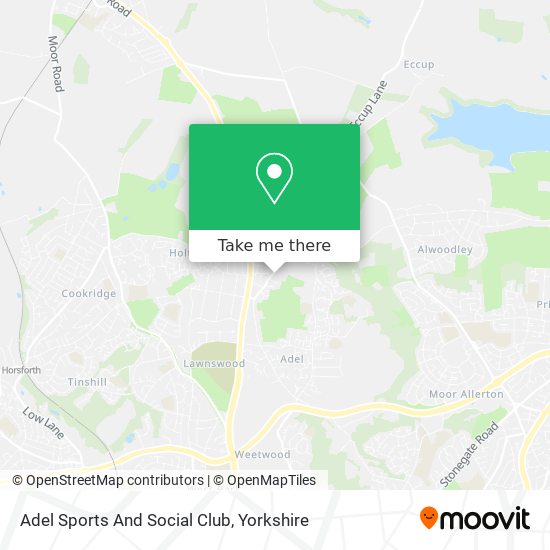 Adel Sports And Social Club map