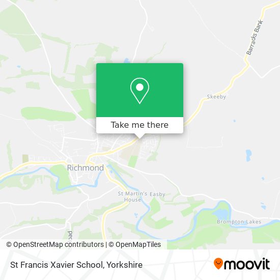 St Francis Xavier School map
