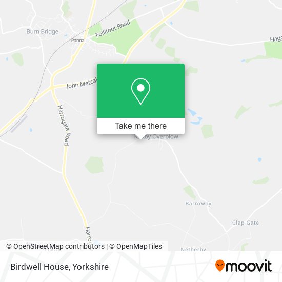 Birdwell House map