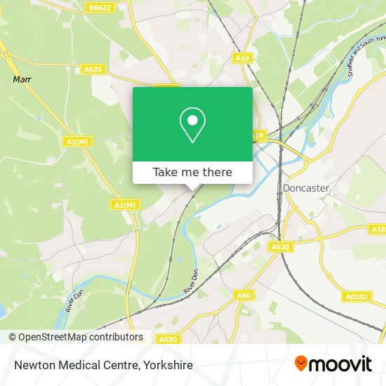 Newton Medical Centre map