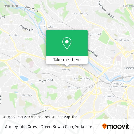 Armley Libs Crown Green Bowls Club map