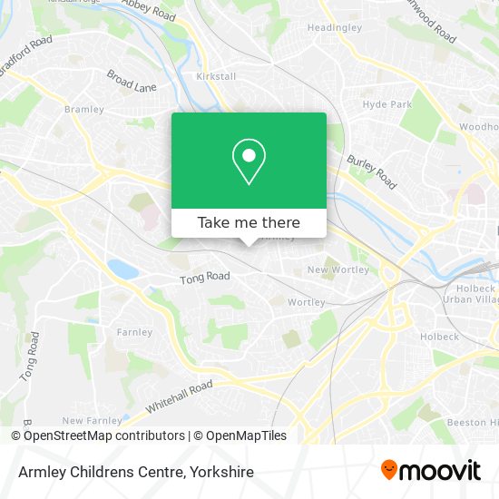 Armley Childrens Centre map