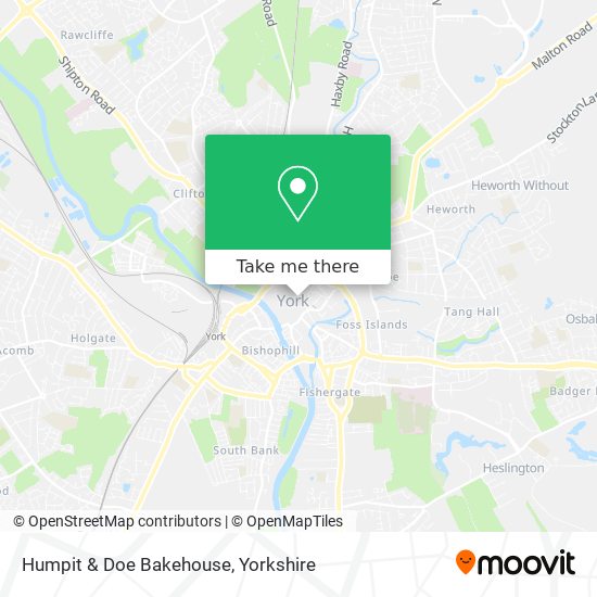 Humpit & Doe Bakehouse map