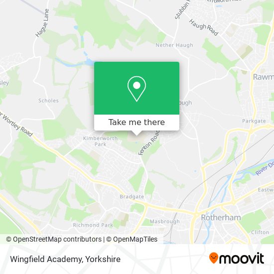 Wingfield Academy map