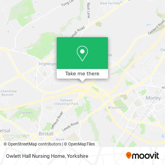 Owlett Hall Nursing Home map