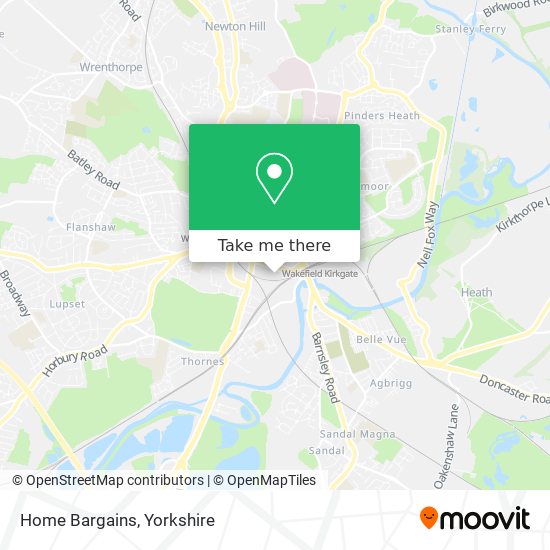 Home Bargains map