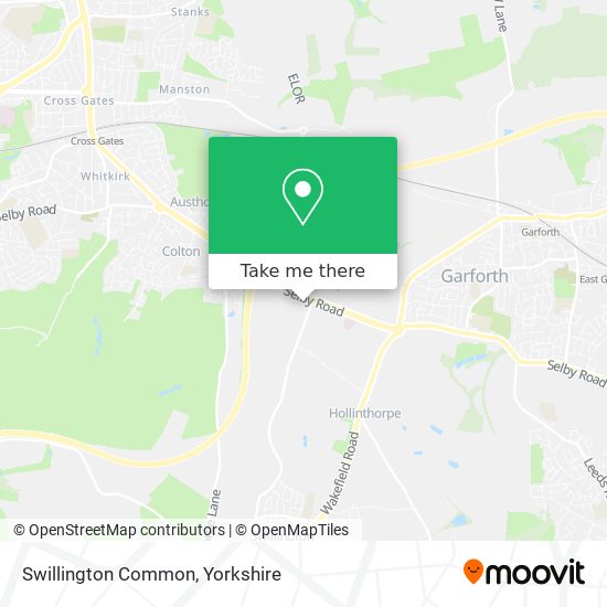 Swillington Common map