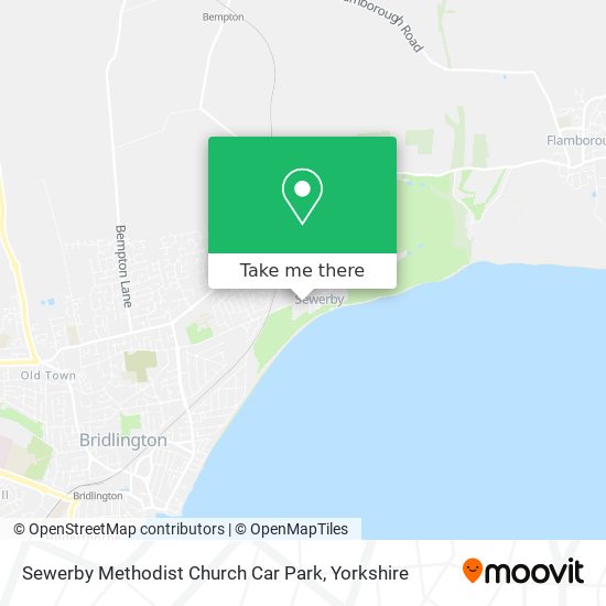 Sewerby Methodist Church Car Park map