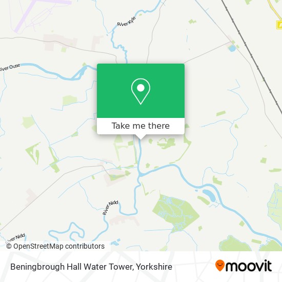 Beningbrough Hall Water Tower map