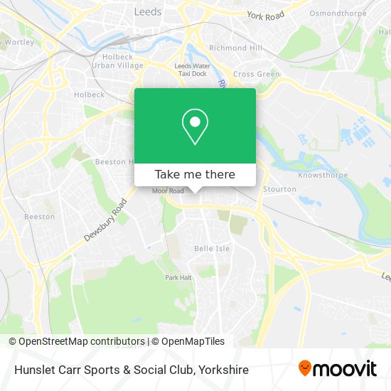 Hunslet Carr Sports & Social Club map