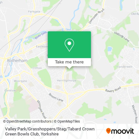 Valley Park / Grasshoppers / Stag / Tabard Crown Green Bowls Club map