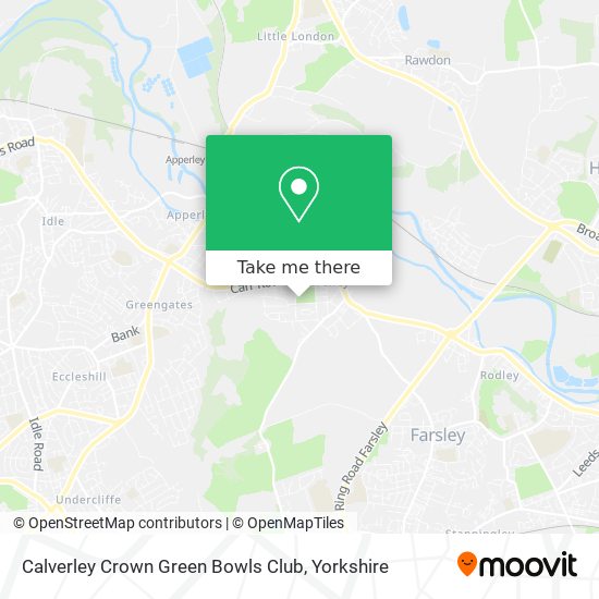 Calverley Crown Green Bowls Club map