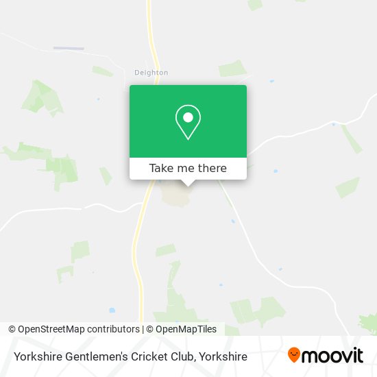 Yorkshire Gentlemen's Cricket Club map