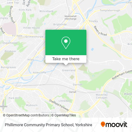 Phillimore Community Primary School map