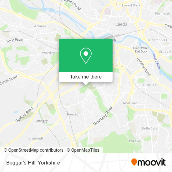 How to Get to Beggar's Hill in Leeds by Bus or Train?
