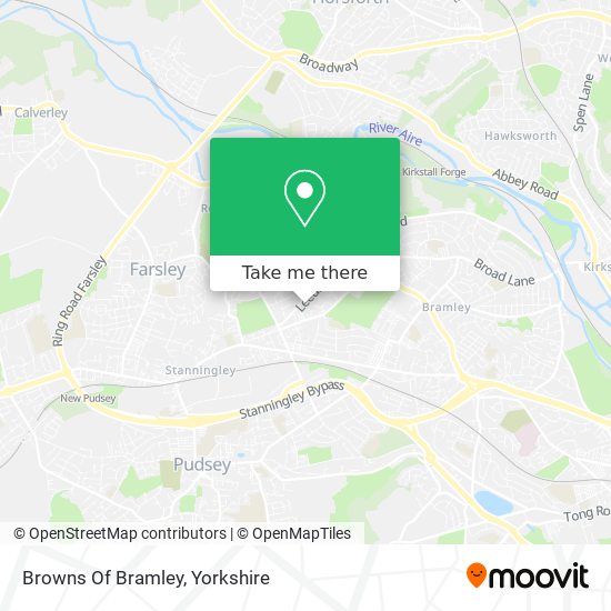 Browns Of Bramley map